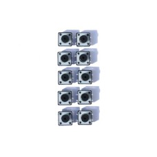 Momentary push button switch 12mm 10 pack 