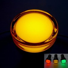 LED Yellow in housing 29mm 12V