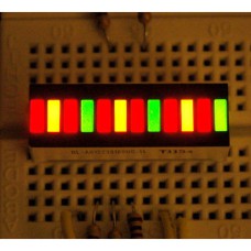 Bi-Color (Red/Green) 12-LED Bargraph